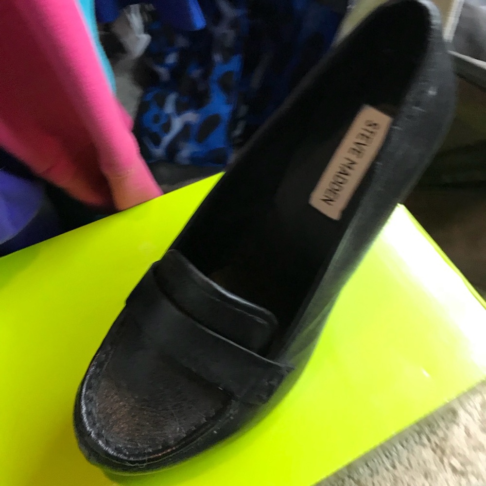 Black high heels